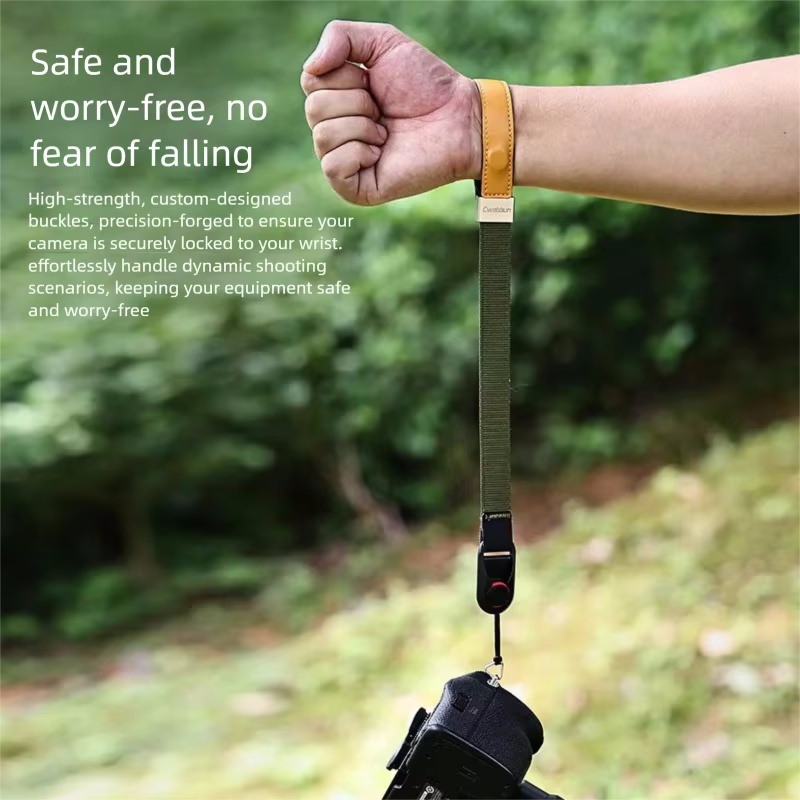 Quick Release Camera Wrist Str - مراجعة Leather Strap Quick Release وسعره