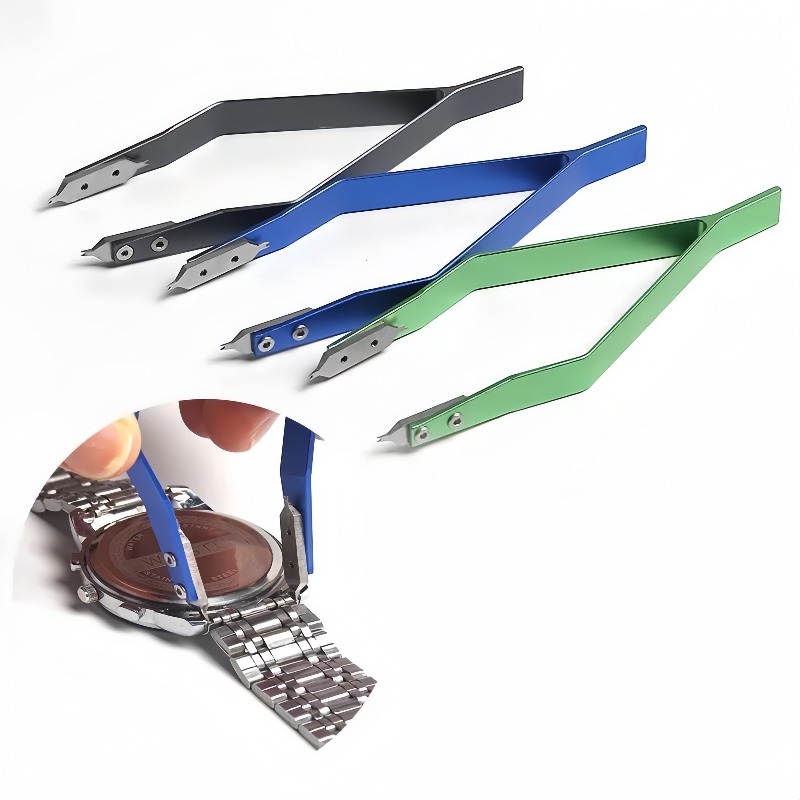 V-Shaped Metal Watch Band Twee - مراجعة Spring Bar Tool Set وسعره